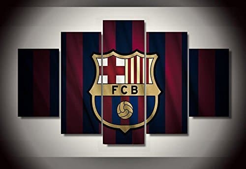 Barcelona fc wall poster picture canvas 5 pieces
