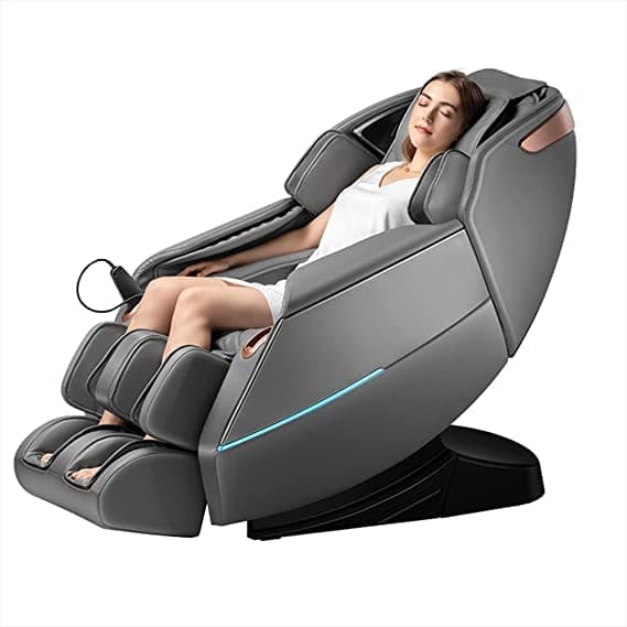 Bodyfriend Indobest Super Zest 4D Massage Chair|Bluetooth Connectivity Zero Gravity|Relaxation Kneading Function For Pain Relief & Improving Blood Circulation|Voice Control Massage Chair - Leather