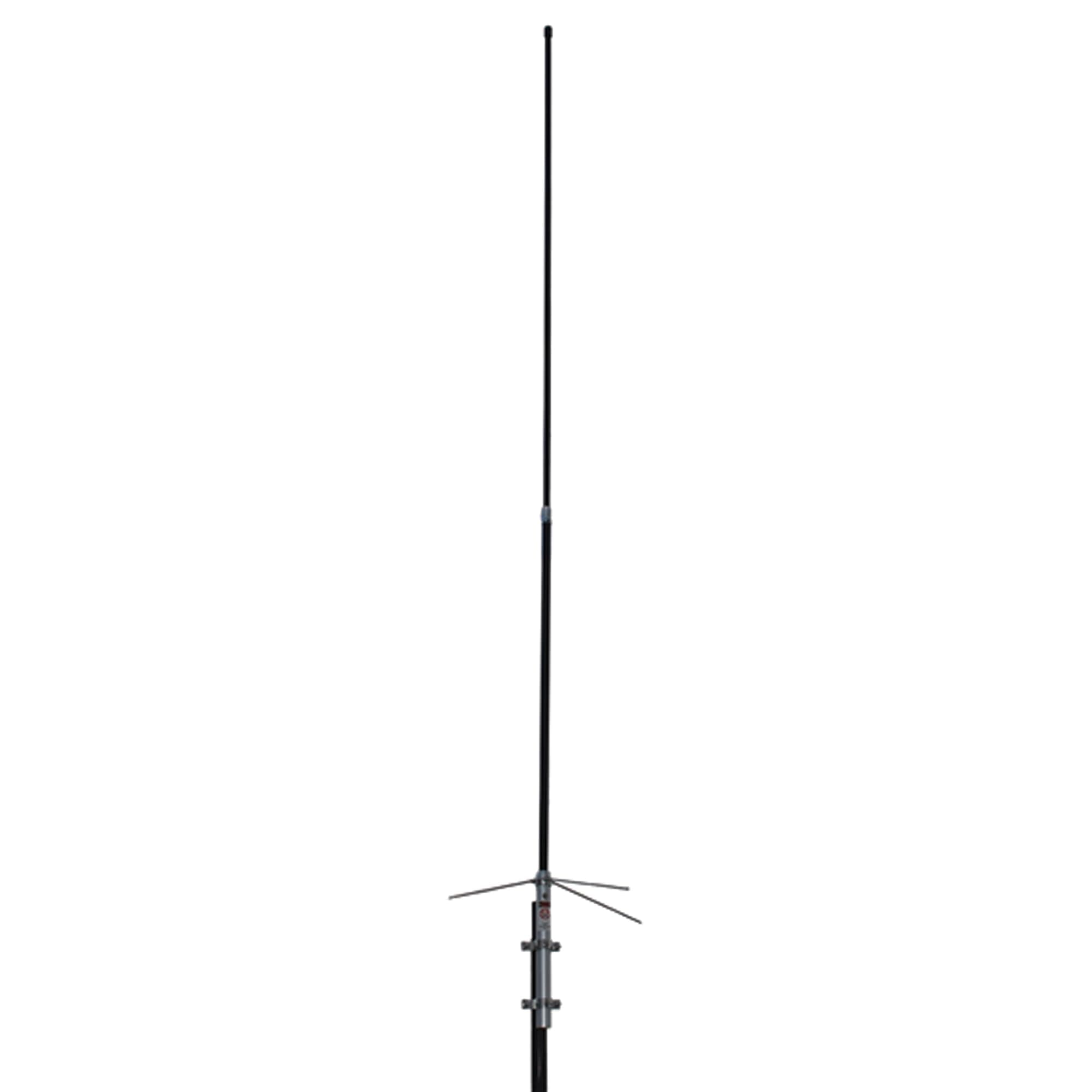 Tram 1480-B 200-Watt Dual-Band 2-Section Fiberglass Base Antenna with 50-Ohm UHF SO-239 Connector, 8-Ft. 4-in. Tall (Black)