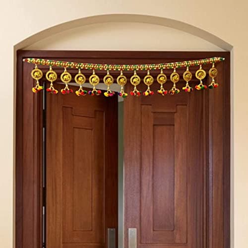 Handmade Elephant Home Decor Door Toran For Home Hangings Decoration And Office Decoration (Multi Colour) 3 Ft Bandarwal Toran, 37 Inches