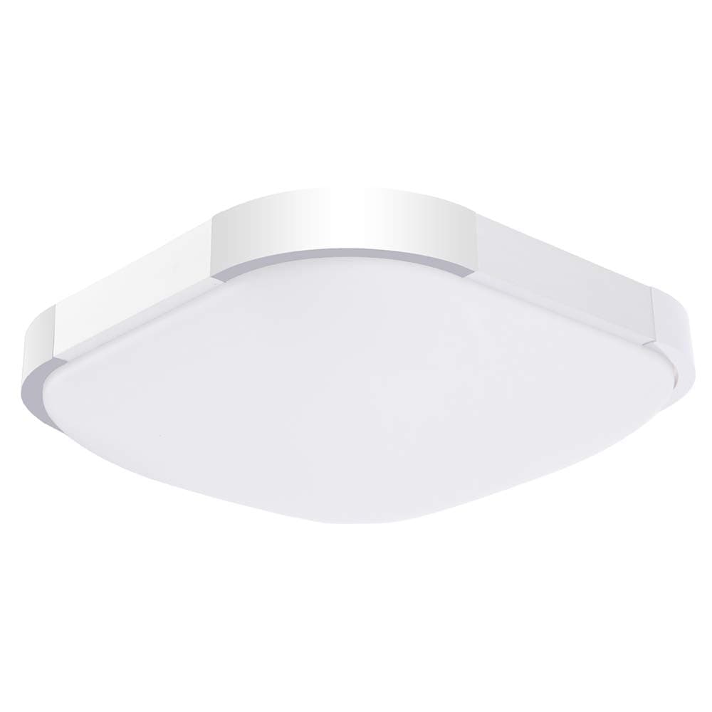 Drosbey 24W LED Flush Mount Ceiling Light, 12in, 180W Incandescent Bulbs Equivalent, 2000 Lumens, 5000K Daylight White, Round Lighting Fixture for Kitchen, Hallway, Bathroom, Bedroom