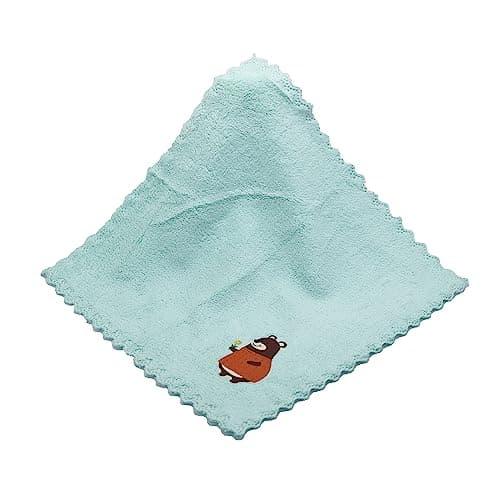 Khillayox Microfiber Women's & Kid's Handkerchief 400 GSM/Solid Extra Soft and Super Absorbent Hankies for Women, Kids, and Newborn Babies - Set of 6