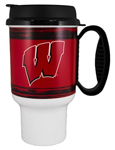 Whirley Drink Works NCAA Wisconsin Badgers 20oz Travel Mug