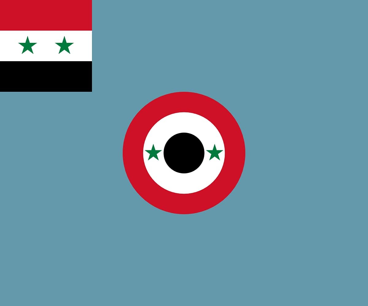 magFlags XL Flag Syrian Air Force Ensign | landscape flag | 2.16m² | 23sqft | 130x160cm | 50x60inch - 100% Made in Germany - long lasting outdoor flag