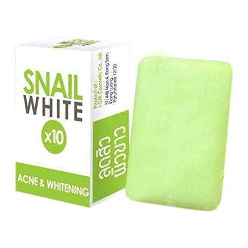 TSSPLUS 70g. SNAIL WHITE SOAP GLUTATHIONE X10 Whitening Skin Reduce Acne Anti Aging,NEW skin popular original
