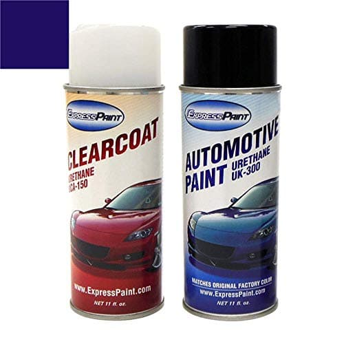 ExpressPaint Aerosol - Automotive Touch-up Paint for Honda Accord - Royal Blue Pearl Clearcoat B-536P - Color + Clearcoat Package