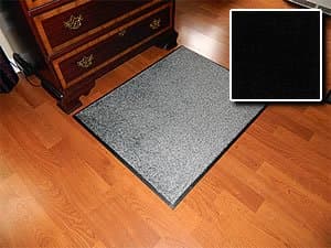 Commercial Grade Walk-Off Mats - Carpet Mat Pro - 06' x 06' - Black - Non Skid Indoor Runner Matting