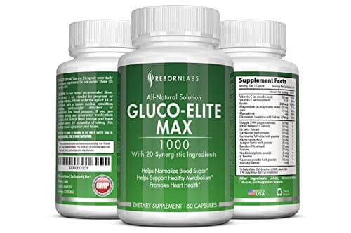 Blood Sugar Support Supplement for Fast-Acting Blood Sugar Balance | Feel Relief Quickly, Reduce Fatigue, Increase Energy | Safe & Natural Blood Sugar Supplement with 20 Ingredients | 60 Capsules