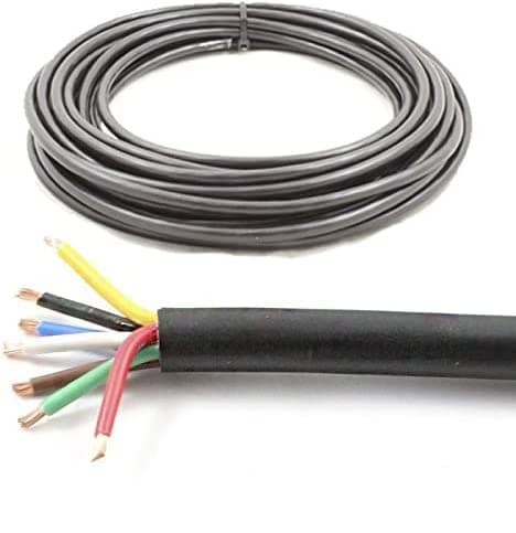 7 Core Cable 12v 24v Thin Wall Wire *16.5 AMP Rated* Trailer / Caravan LED Lights (10M)