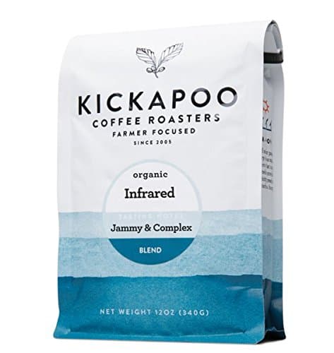 Infrared Organic Blend, Kickapoo Coffee 12 oz bag, Whole Bean Coffee