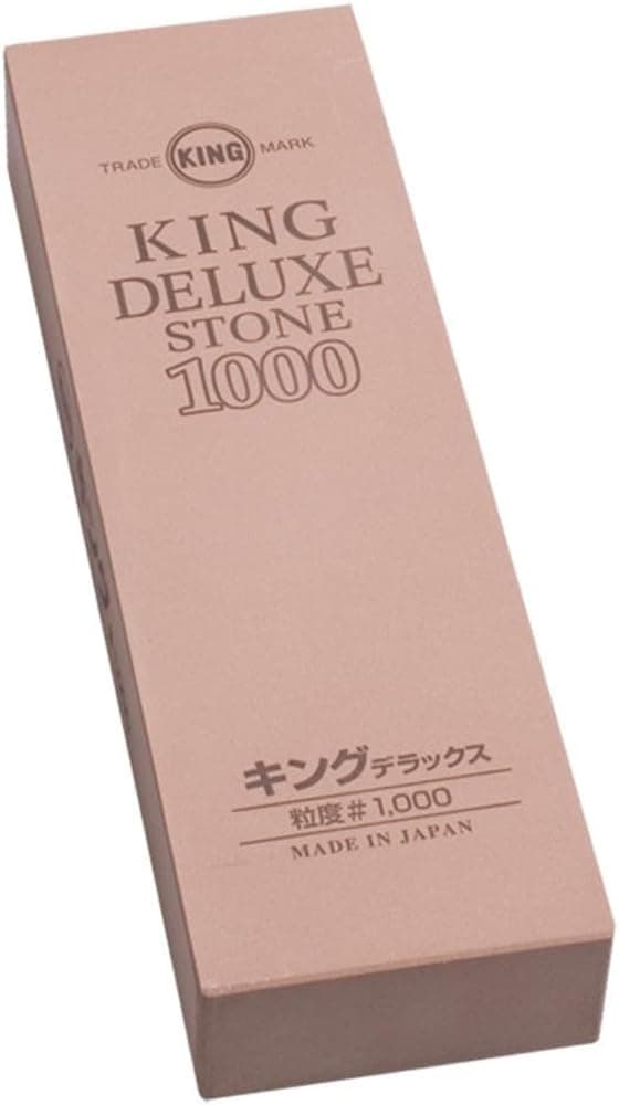 King Deluxe No. 1000 (Standard) 8.1 x 2.6 x 1.3 inches (207 x 66 x 34 mm) Grit Size: #1000 for Medium Finishing