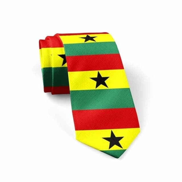 Mens Rastafarian Flag Rastafari Rasta Jamaica Jamaican Marley Necktie | Neck Tie, Green, One size