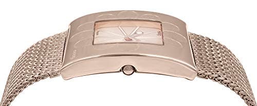 Moog Paris Petals Women's Watch with Silver/Beige/Pink/Gold/Purple/Black, Silver/Beige/Brown/Black/White Genuine Leather Strap