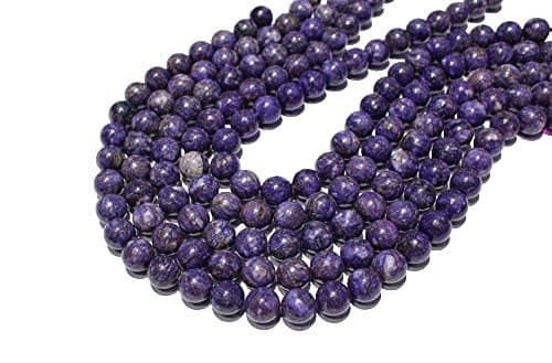 AAA Natural 1 Strand Sugilite Gemstone Beads for Jewelry Making |8 mm Round Beads | Round Loose Beads |15'' Strand | Bracelet Necklace Making Ball Beads