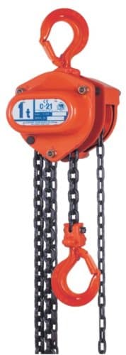Elephant Lifting C21-0.5 Hand Chain Hoist, 0.5 ton Capacity, 15' Lift Height, Made in Japan