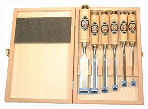 Two Cherries Special 6 pc Boxed Chisel Set by Two Cherries