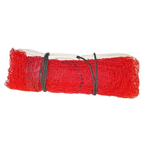 Badminton Nylon Net Standard Size for Sports Training Practice and Fun (.85 MM Thread) Red