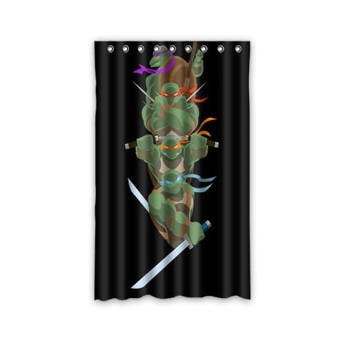 Fashionable Teenage mutant ninja turtles Window Curtains/drape/panels/treatment Polyester Fabric Office/Home/Bedroom Decor 52"x 84"