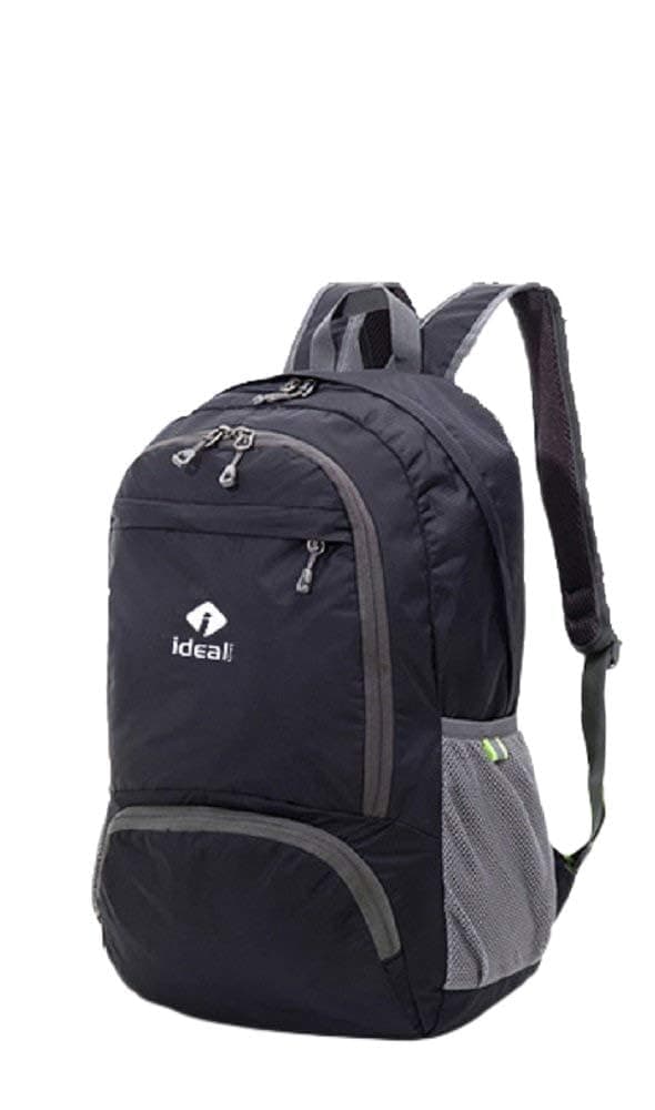 Lightweight Packable Backpack (Black)