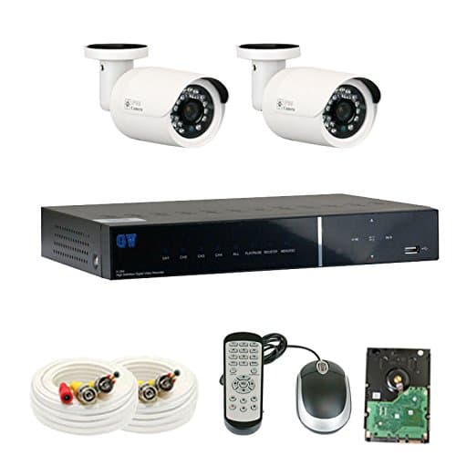GW Security 700 TV Lines 6mm Lens CCTV Waterproof Outdoor IR Security Camera (w/ Mounting Bracket) - 328ft IR Long Distance, 48 x ¢8 + 24 x ¢5 pcs IR LEDs