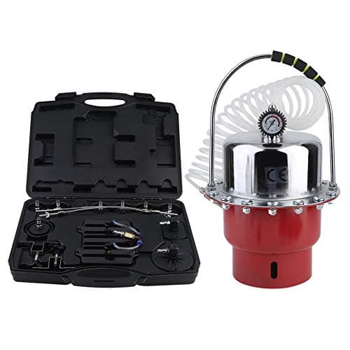 Simoner Professional Pneumatic Air Pressure Bleeder for Car Brake Bleeding Garage Workshop Mechanics Set with Long Hose