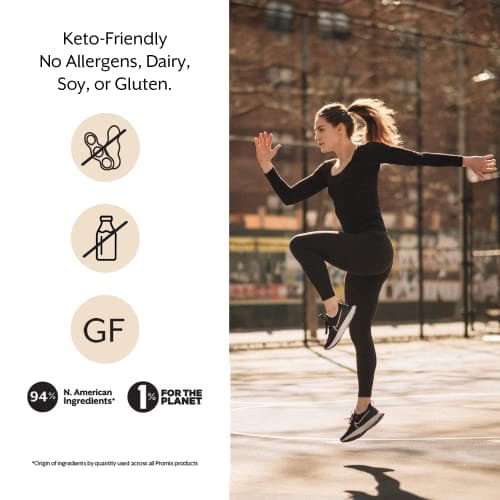 PROMIX Vegan Protein Powder | Dairy, Non GMO, Gluten (Vegan + B12, 5 Pound)