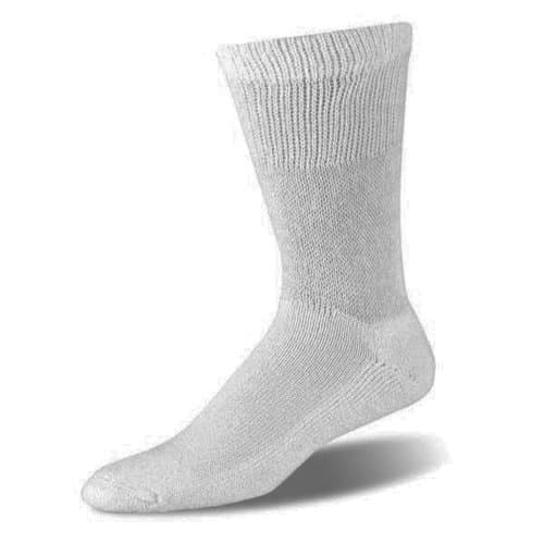 BH Trufit Medical Super Soft Adult Unisex Diabetic Socks (3 Pack) (White) by BH Medwear