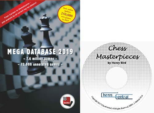Mega Database 2019 - Chess Game Database Software bundled with "Chess Masterpieces" CD