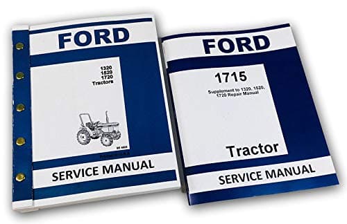 Service Manual for Ford 1715 Tractor Repair Shop Complete Factory Technical Overhaul with Supplement