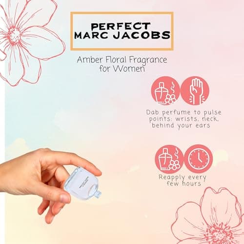 Marc Jacobs Perfect Eau de Parfum for Women Mini Splash, 0.16 Ounce
