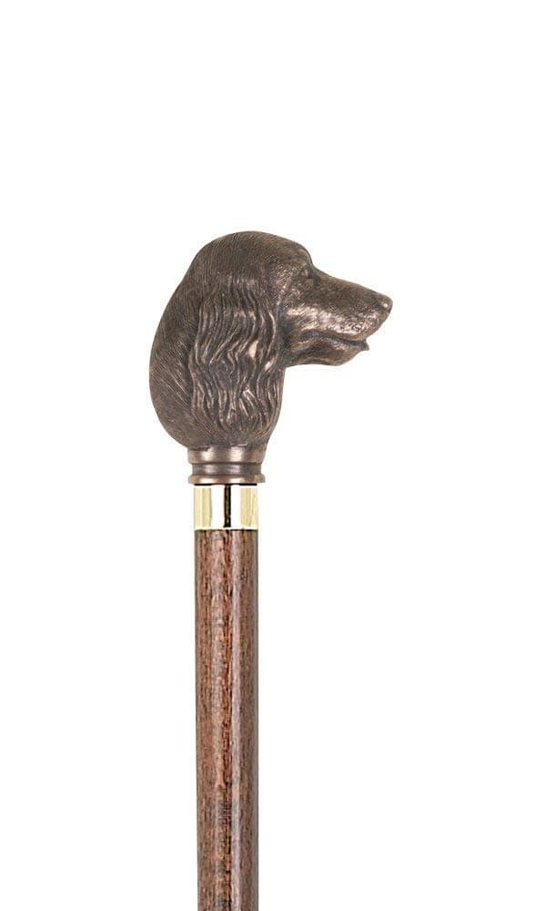 Cocker Spaniel Bronze Finish Stick