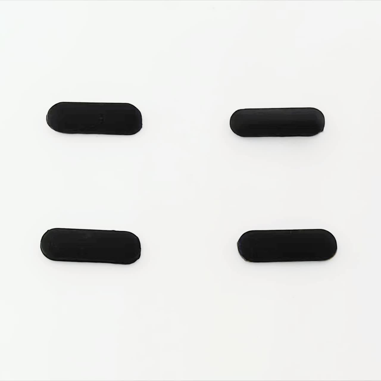 WATIPUNO Replacement Bottom Rubber Feet/Foot Cover Compatible with Lenovo Thinkpad T480S (Black) Laptop Bottom Case