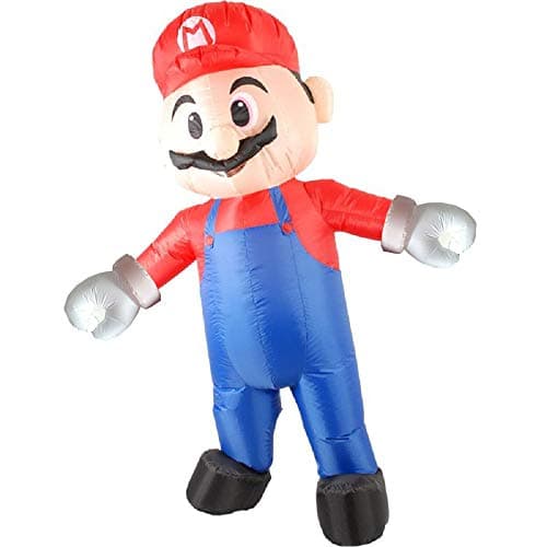 Inflatable Teddy Bear KT Fat Body Suit Blow Up Fancy Dress Funny Costume Halloween Party