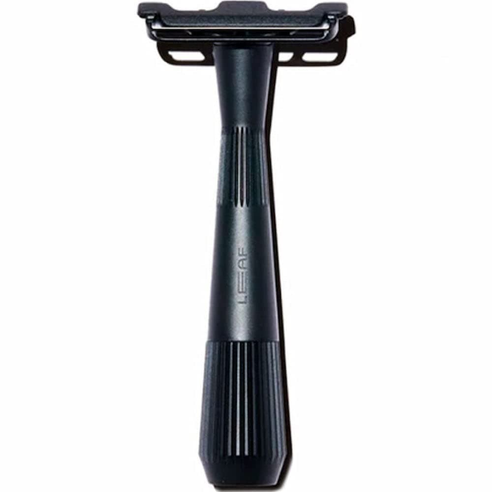Leaf Shave The Twig Razor (Black, Single Blade, Metal, Unisex, Men, Sensitive Skin)