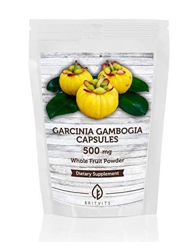 Garcinia Cambogia Whole Fruit Powder 500mg 90 Capsules Health Food Supplements Nutrition Hydroxycitric Acid HCA Malabar Tamarind
