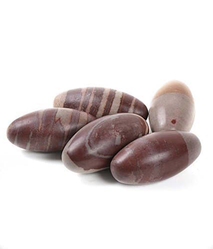 11pc Narmada River Shiva Lingam Stone Approx 1 Inch Positive Energy in a Beautiful Pouch