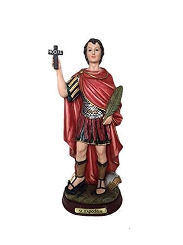 8" San Expedito Saint Expeditus Statue Figurine Religion Collectible Rome