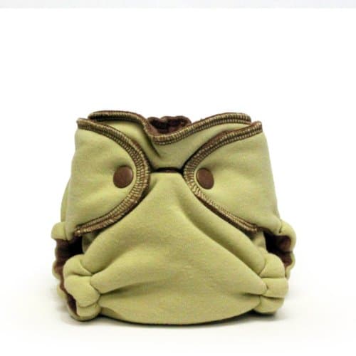 EcoPosh Recycled Organic Fitted Diaper, Bamboo Newborn