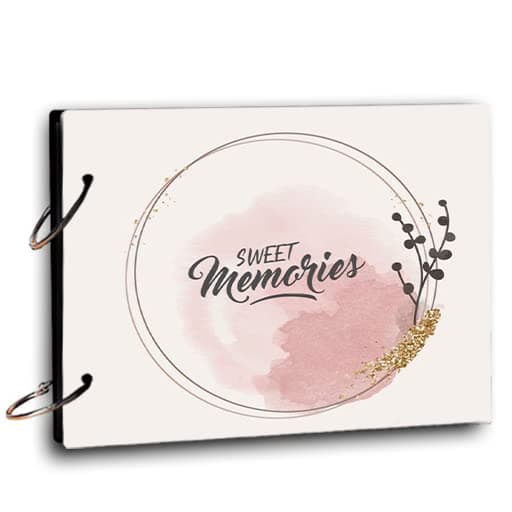 BP DESIGN SOLUTIONSweet Memories Leaf Design Scrapbook photo album for old meories /memories holder /gift idea Size 8.5x6 inch