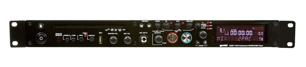 Gemini FBA_CDMP1400 Single Space Rackmount CD Player