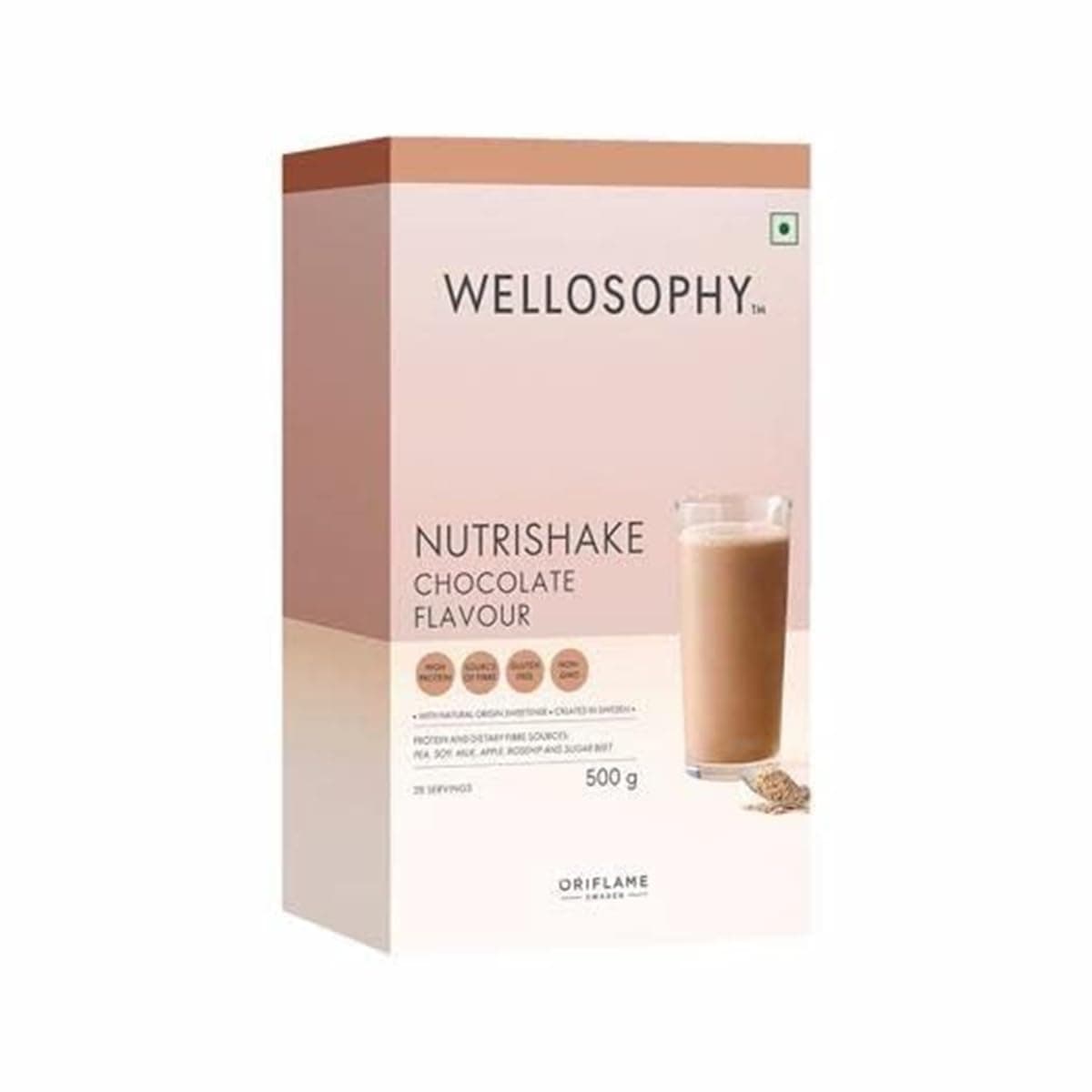 Oriflame WELLOSOPHY nutrishake natural chocolate flavour - 500 g