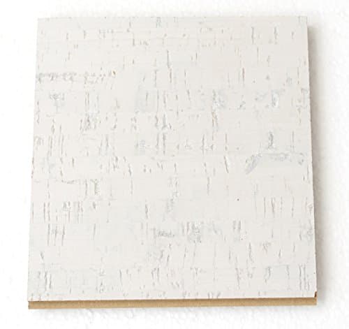 White Cork Flooring 4 Samples - Floating $ Cork Tile