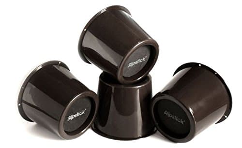 Slipstick CB652 3 Inch Under Bed Storage Bed Risers / Furniture Risers, Adds 3" Height (Set of 4 Bed Lifts) Supports 2,000 lbs