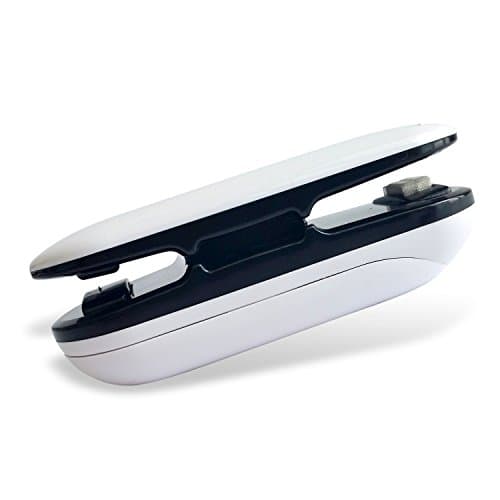 Innovate Products' The Mini Sealer - Food Saver Heat Sealer and Bag Opener - Handheld & Compact Bag Sealer (White & Black)