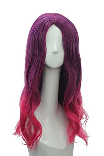 Soul Wigs: Gamora Wig Inspired by Guardians of the Galaxy Women’s Long Wavy Purple Pink Ombre Hair Party Costume Cosplay Wig
