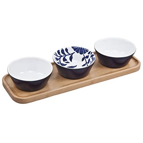 Denby Malmo Dipping Bowl Gift Set, Blue