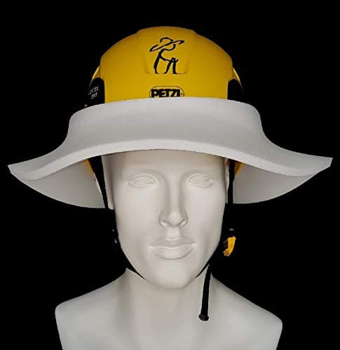 The Original Sunbrero Hard Hat Sun/Rain Visor/ 5- Pack WHITE. MADE OF DURABLE, LIGHTWEIGHT CLOSED CELL FOAM