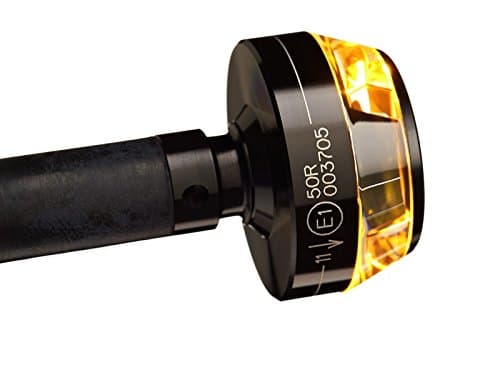 MG6002012 - m-Blaze Disc LED Bar End Turn Signal, Black, Right for 7/8 and 1 Bars by Motogadget