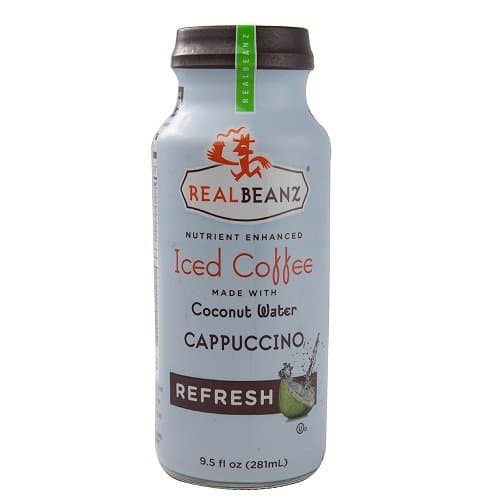 Real Beanz Cappuccino with Coconut Water (12x9.5 Oz)