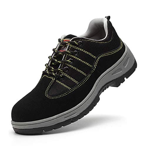 AAKOPE& Men Shoes Steel Toe Shoes Work Safety Boot Ankle Boots Military Boots Anti-smashing Piercing Men Boot Safety Shoes Men Sneaker 05 6.5